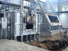 150T aluminum melting furnace and maintaining oven block